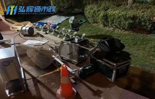兴化市管道修复现场